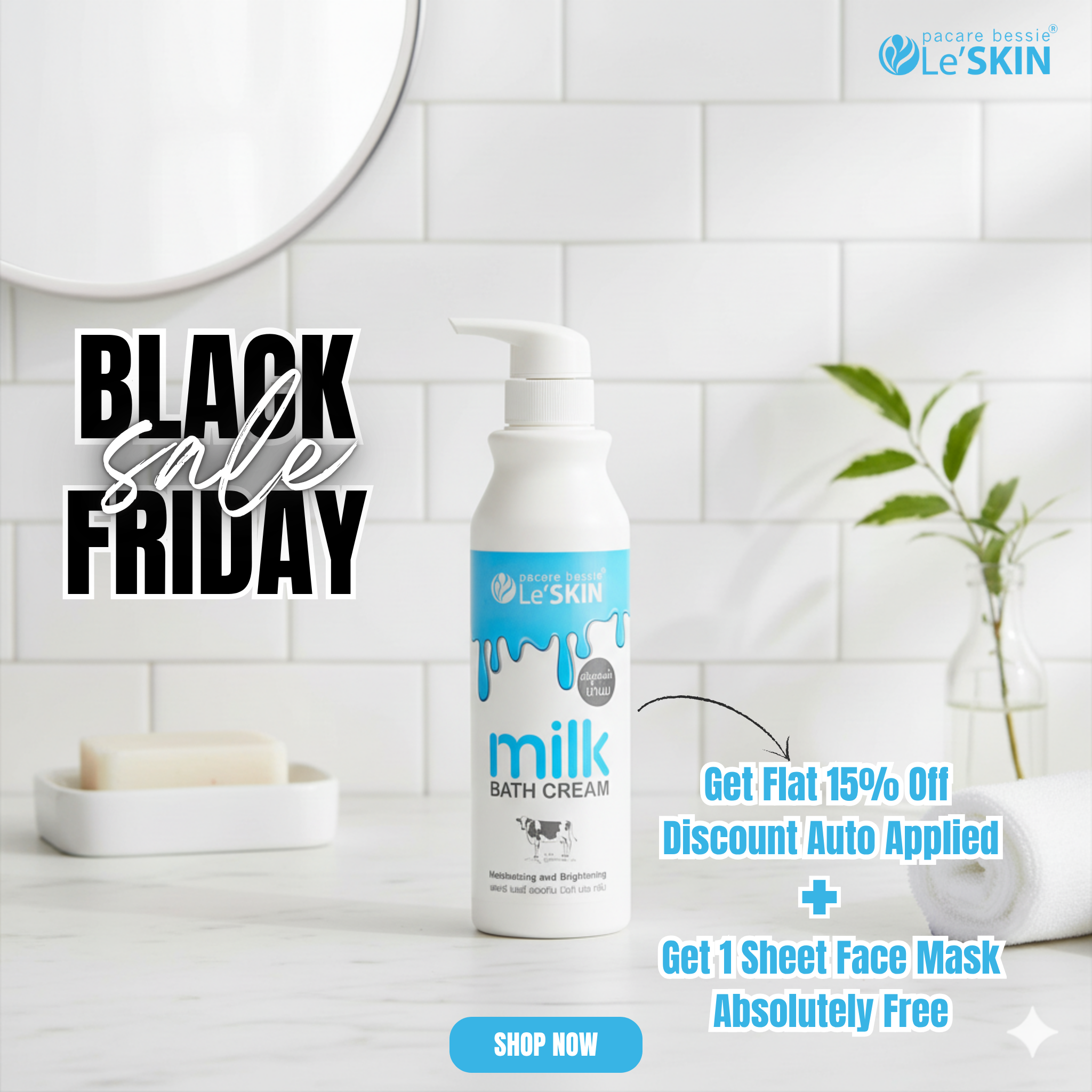 Refreshing Milk Bath Cream