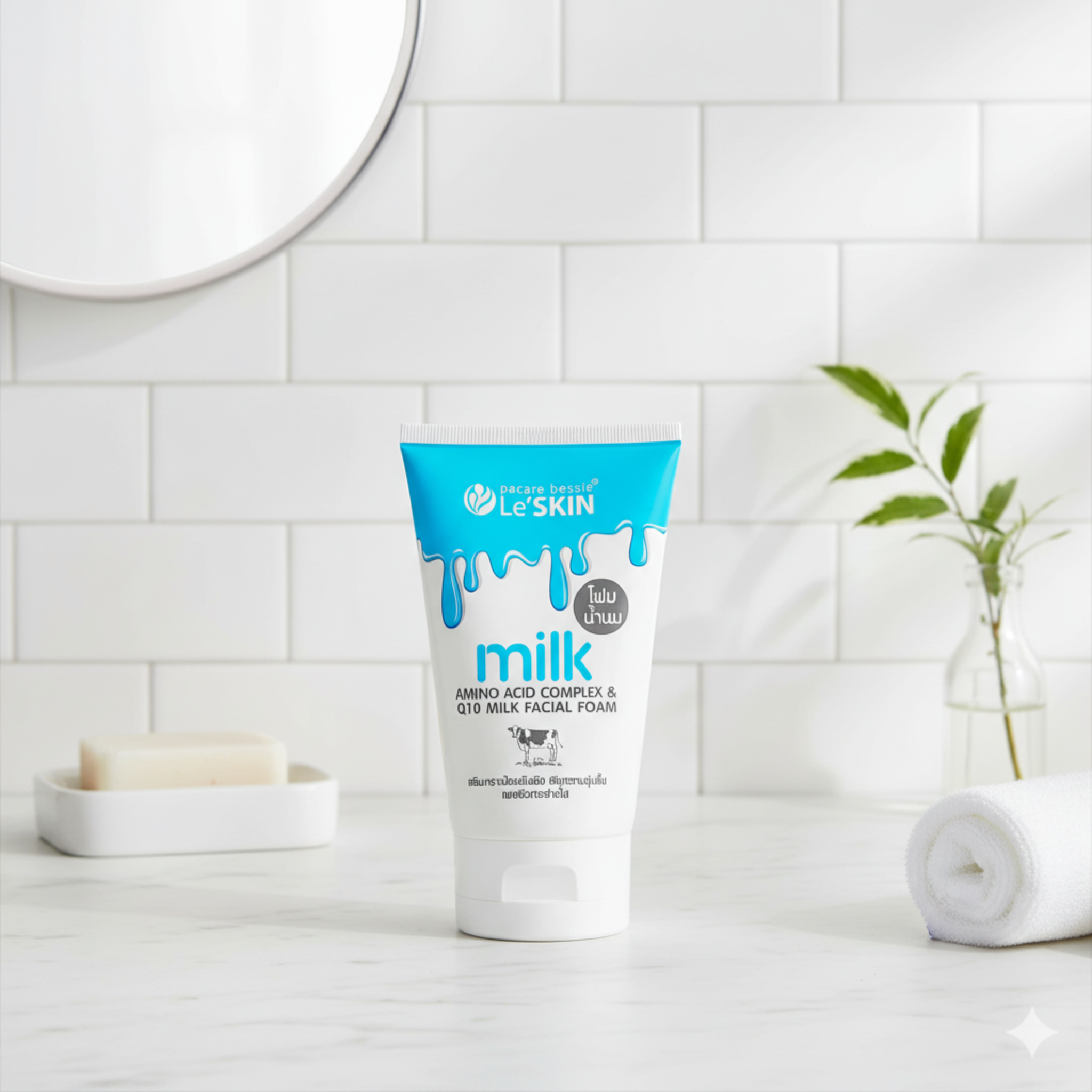 Ultra-Gentle Milk Facial Foam Cleanser